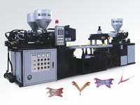 Main Group double station, twin color sole injection moulding m/c